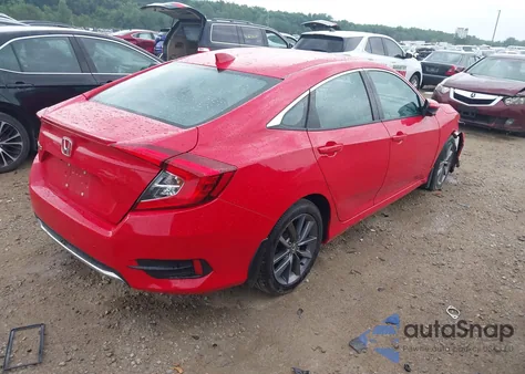 2020 Honda Civic Ex-L из США, поврежденный, VIN 2HGFC1F7XLH680227